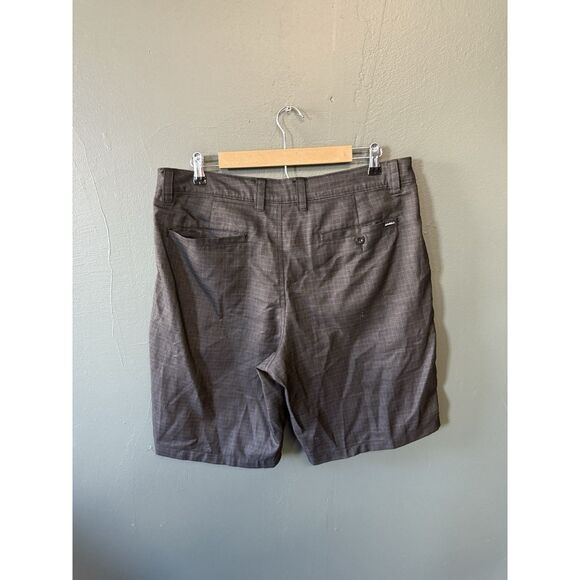 Oneill Mens Black Checkered Chino Shorts Size 34 - Picture 2 of 3